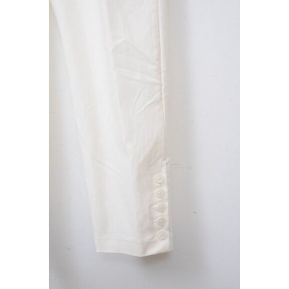 Chico's Brigitte Button-Hem Slim Ankle Pull On Pants Size 12 (2R) Travel - Picture 2 of 9